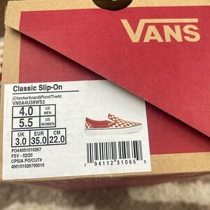 Vans women’s slip on sneakers